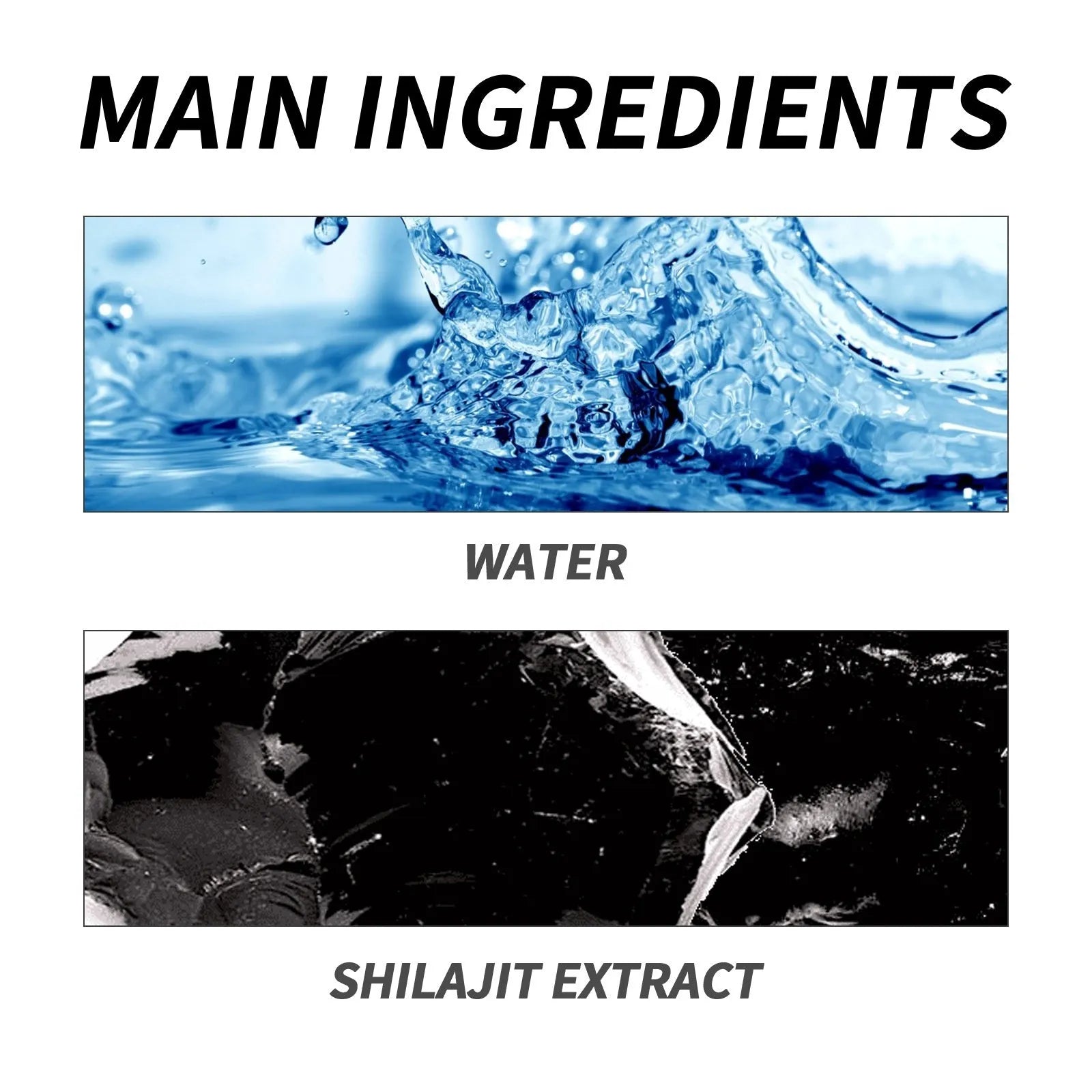 Googeer Shilajit 100g dietary supplement resin jar for body care applications