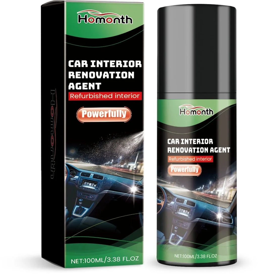 100ml automotive interior refurbishment agent in PET plastic bottle for car cleaning
