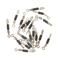 Wire clip silicone opening swivel pin fishing accessory in three sizes