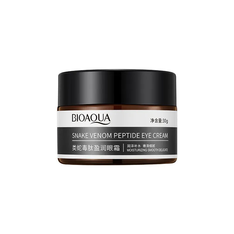 30g glass jar of peptide firming eye cream for treating dark circles