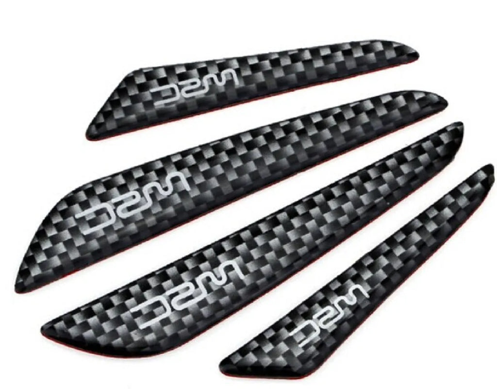 Roll of carbon fibre bumper film adhesive wrap in black and silver colours for car door body protection