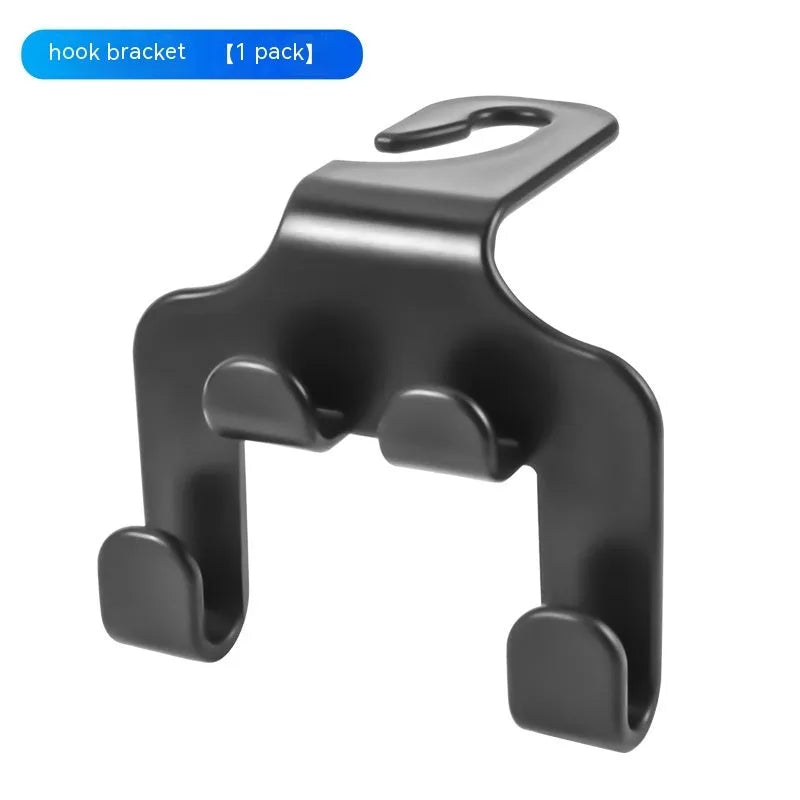 ABS car multifunction hook and mobile phone bracket two-piece set for vehicle organisation
