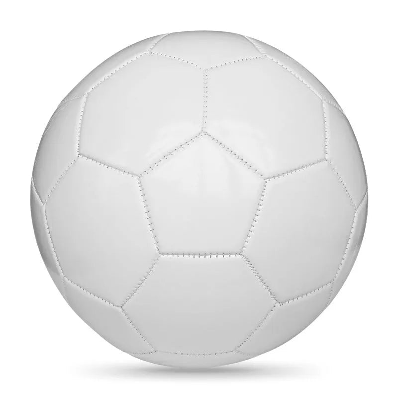 PVC machine seam football in No 4 size for 5-7 player systems, shown in a selection of colours.