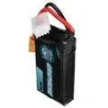 7.4V 1200mAh lithium polymer RC battery for model cars and boats.