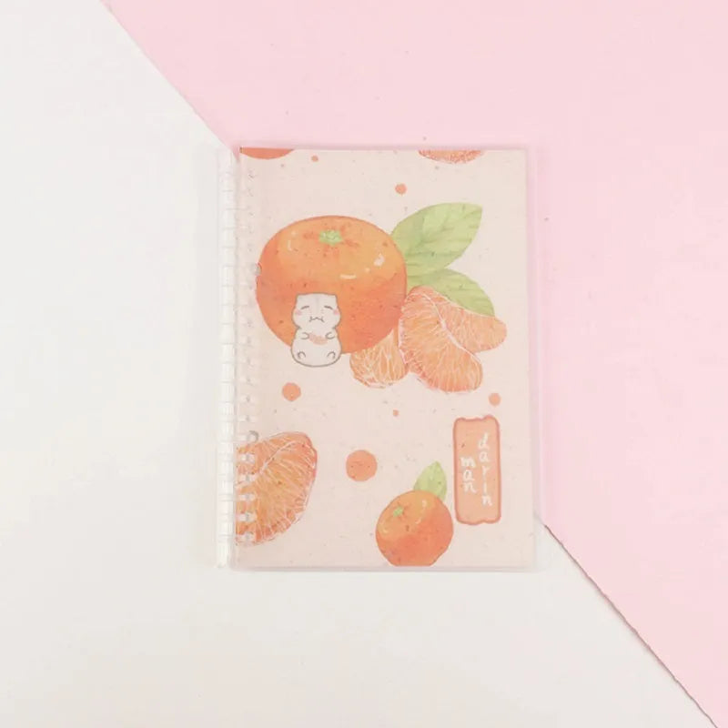 Children's hard cover loose leaf notebook with animal design and 20-hole binder binding in A5 or B5 size