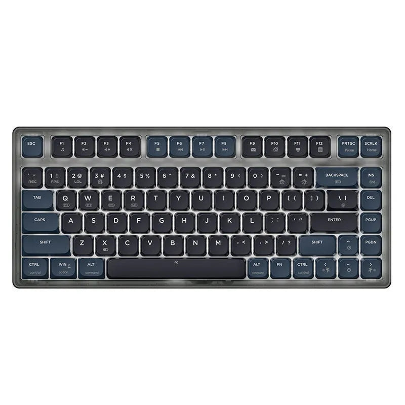 Ajazz AK832PRO three-mode mechanical keyboard with colour screen in green or tea colour options