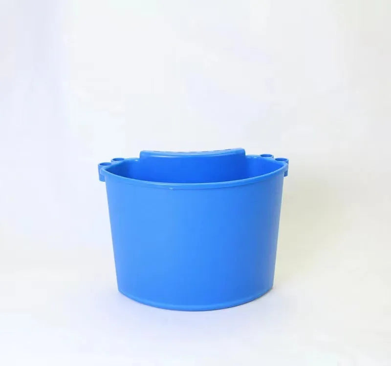 Car wash bucket with grit guard insert in choice of black, red, blue, or pink colours