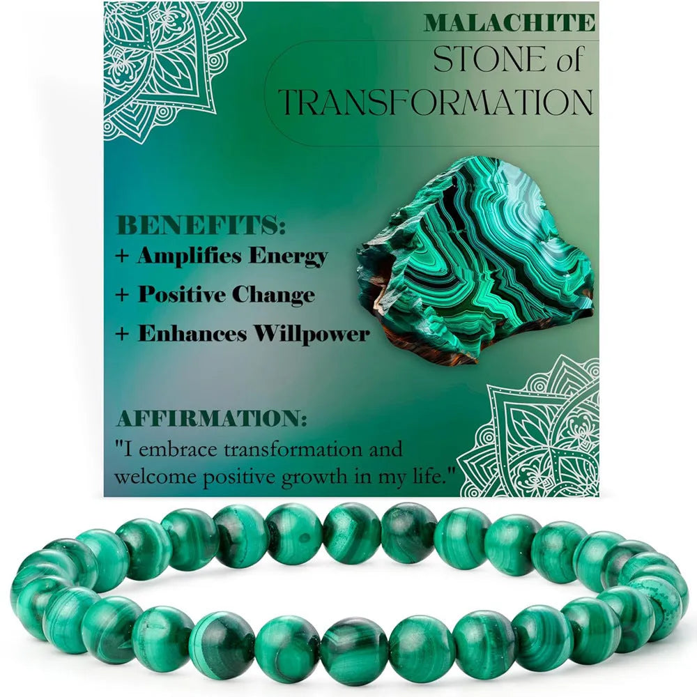 Handmade geometric agate stone bracelet in African pine colour, showing 6mm beads