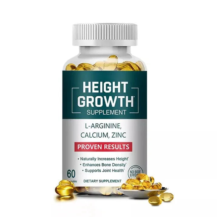 Bottle of edible soft gel vitamin capsules for adults, with a choice of 60, 90, or 120 tablets.