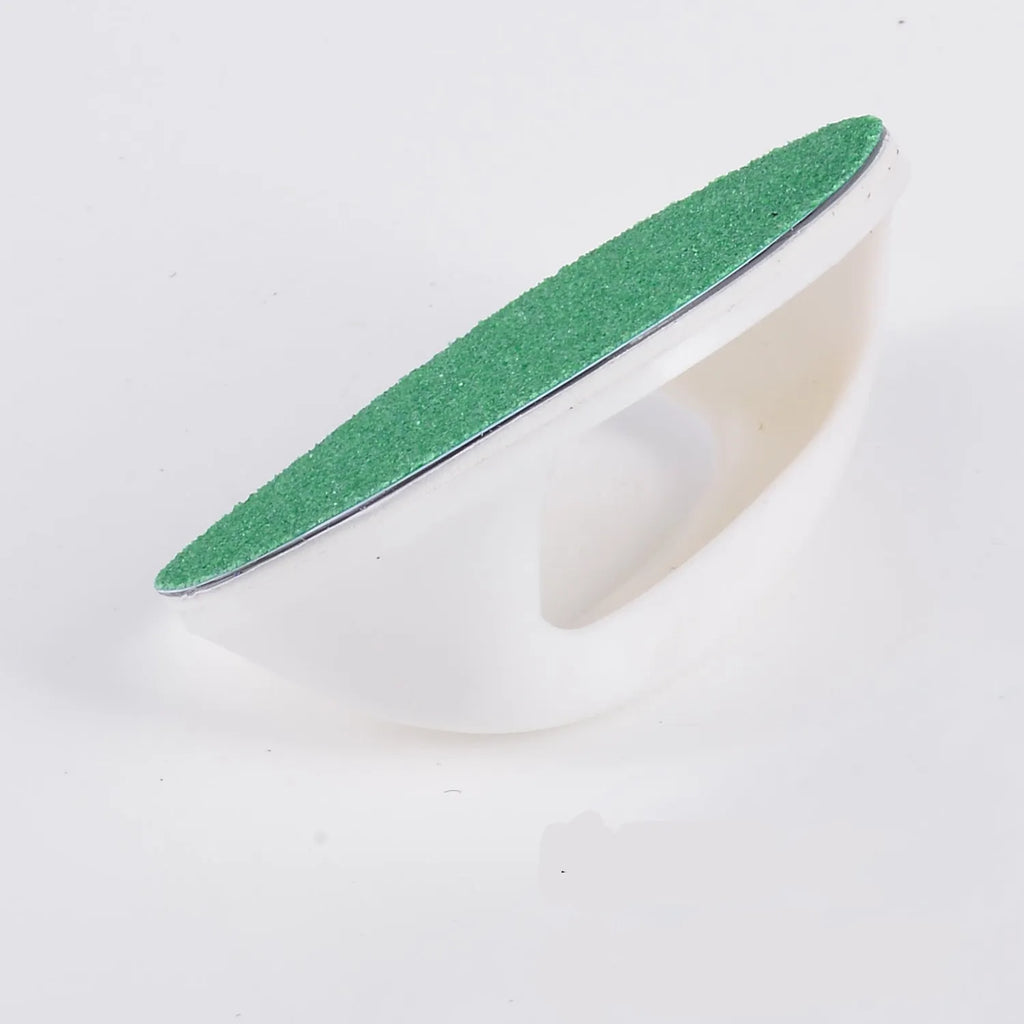 A square, handheld dog nail scratch board with an ergonomic handle, shown in a choice of blue, green, yellow, or black.