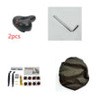 Thickened soft silicone bicycle saddle cushion with waterproof cover, wrench, and tire patch kit