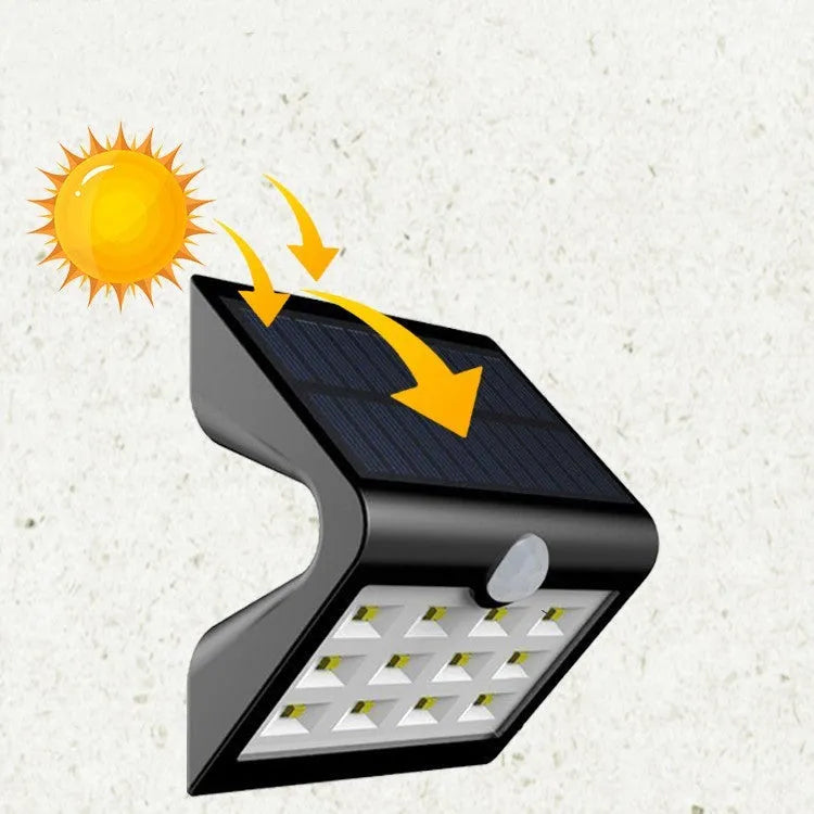 Solar powered garden wall light with compact design and weather-resistant housing
