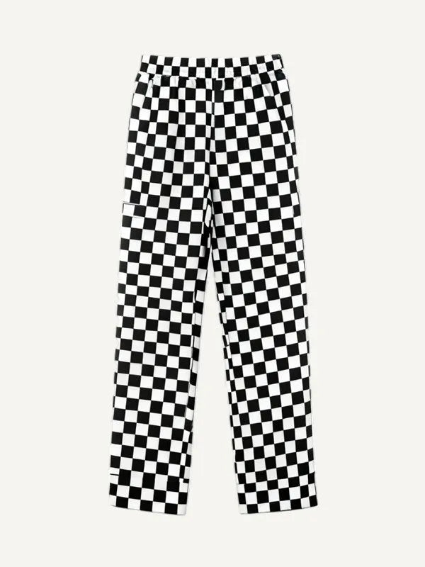 Wild Trend avant-garde polyester trousers in a single style shown on a model, available from size S to 5XL