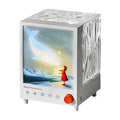 Aurora Treasure Box atmosphere projection lamp showing Star Sea Whale light design on a surface.