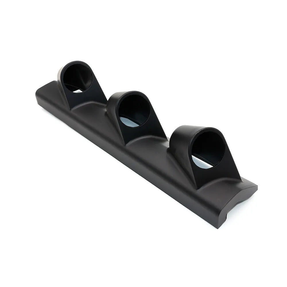 Black three-hole right drive instrument stand for 52mm car gauges