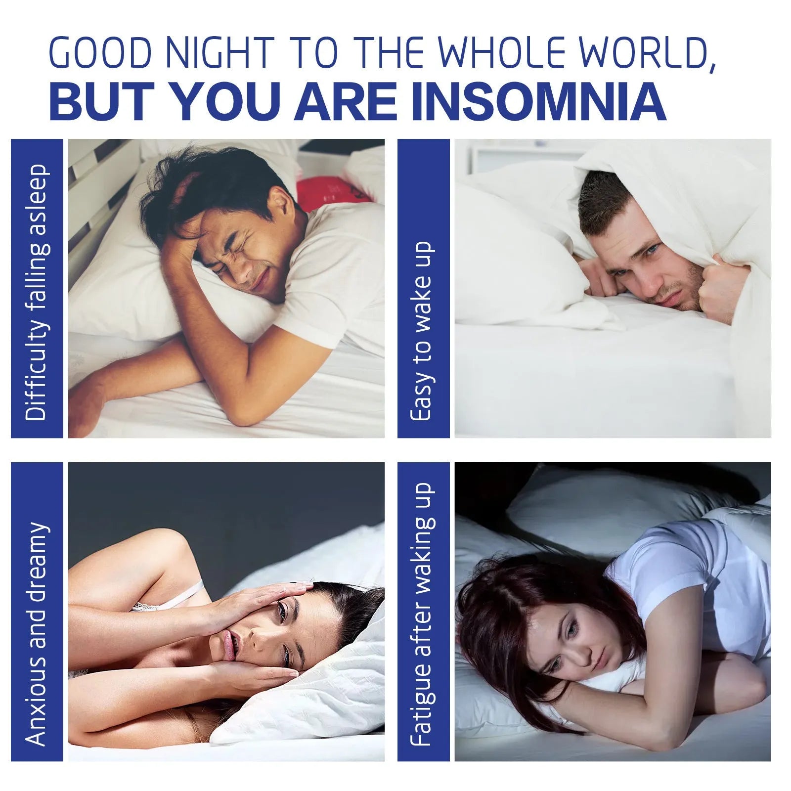 60ml sleep care aromatherapy spray bottle for body stress relief and relaxation