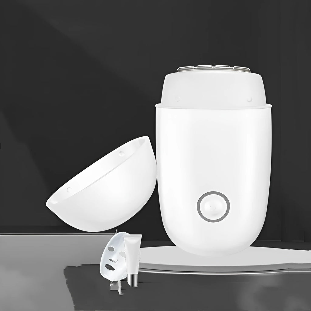 Photon skincare device with infrared and colour light in Pearl White, rechargeable for home use