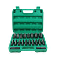 20-piece lengthened hexagon socket set in chrome vanadium steel with electrophoresis black finish, 8-32 range