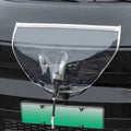 Electric vehicle charging rain cover with magnetic strips unfolded to 60x50cm dimensions