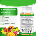 Collagen soft sweets fudge style, 60 gummies in a 60 g pack for cool dry storage