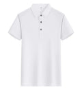Men's cotton polo collar work shirt in multiple colours with short sleeves