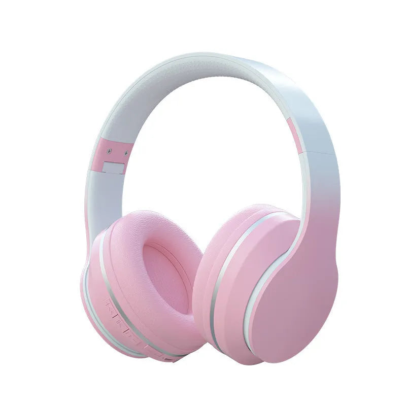 Gradient wireless Bluetooth headset with noise reduction and bone conduction, head-mounted, five colours available