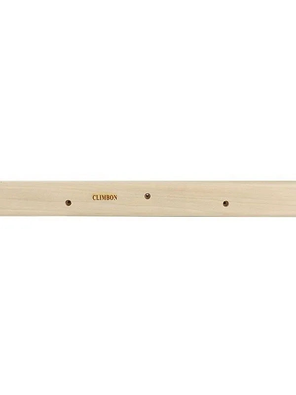 Set of three solid wooden fingerboards for grip strength training in lengths of 12cm, 40cm, and 50cm.