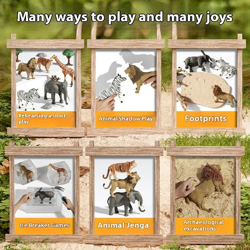 Children's plastic animal model simulation toy decoration in Australian Dream star design, 23x28x22cm