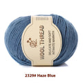 Single roll of wool knitting yarn in a choice of 30 colours for hand knitting with size 10 needles