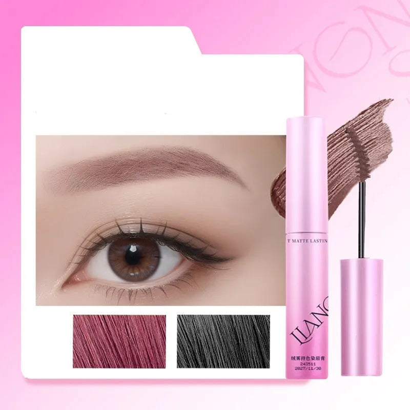Eyebrow cream kit with four natural shade options including coffee pink latte and raw latte colours