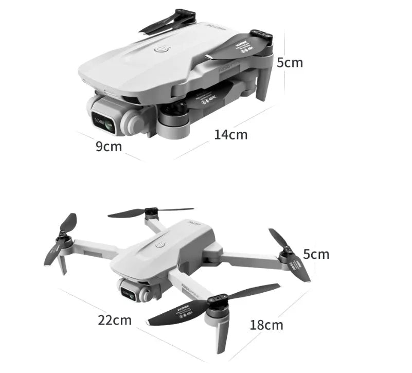 8K UAV drone with dual camera, ESC gimbal, and dual GPS in flight outdoors