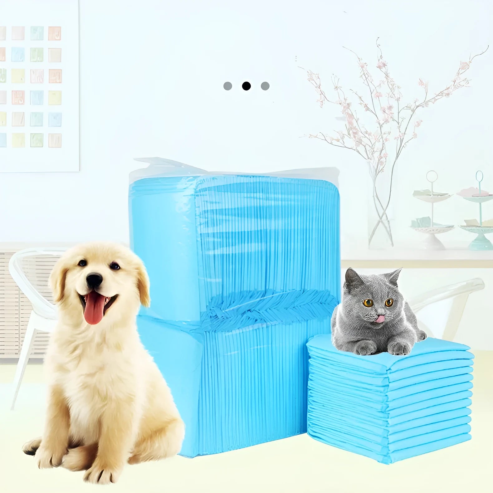Pet Dad thickened disposable pet diaper for dogs and cats with five size options and absorbent padding