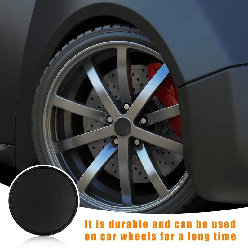 54mm silver and black plastic wheel caps for Japanese vehicle hubs