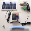 Solar panel automatic animal feeding machine with timer for chickens and ducks.