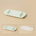 Food grade high-capacity ice cube tray in chosen colour with ice grid and storage for shovel.