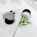 Universal airbag phone bracket in black, 4cm diameter, 6mm thick, with 23mm telescopic stretch.