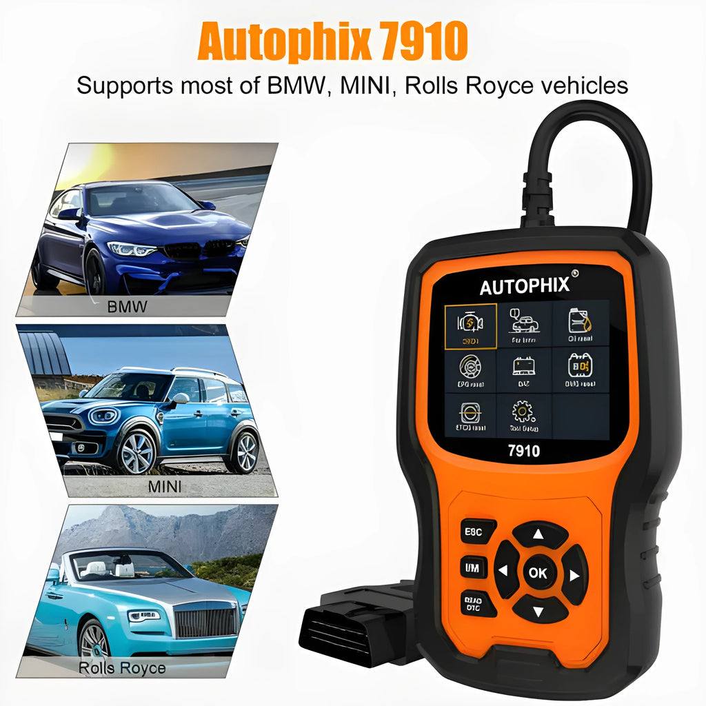 Autophix 7910 BMW full system OBD2 diagnostic scanner and coding tool