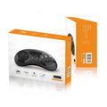Mini wireless home game console in black with nostalgic style, ABS material, and wireless gamepad for children aged 6-14
