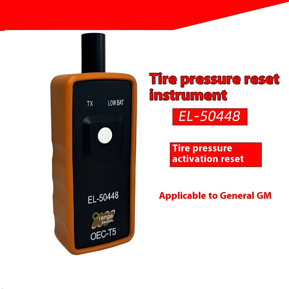 EL 50448 Tire Pressure Reset Instrument for Buick GM vehicles with silk-screen label