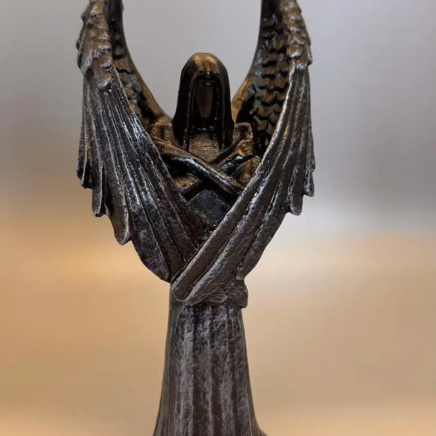 Dark Angel decorative resin statue figurine ornament on display.