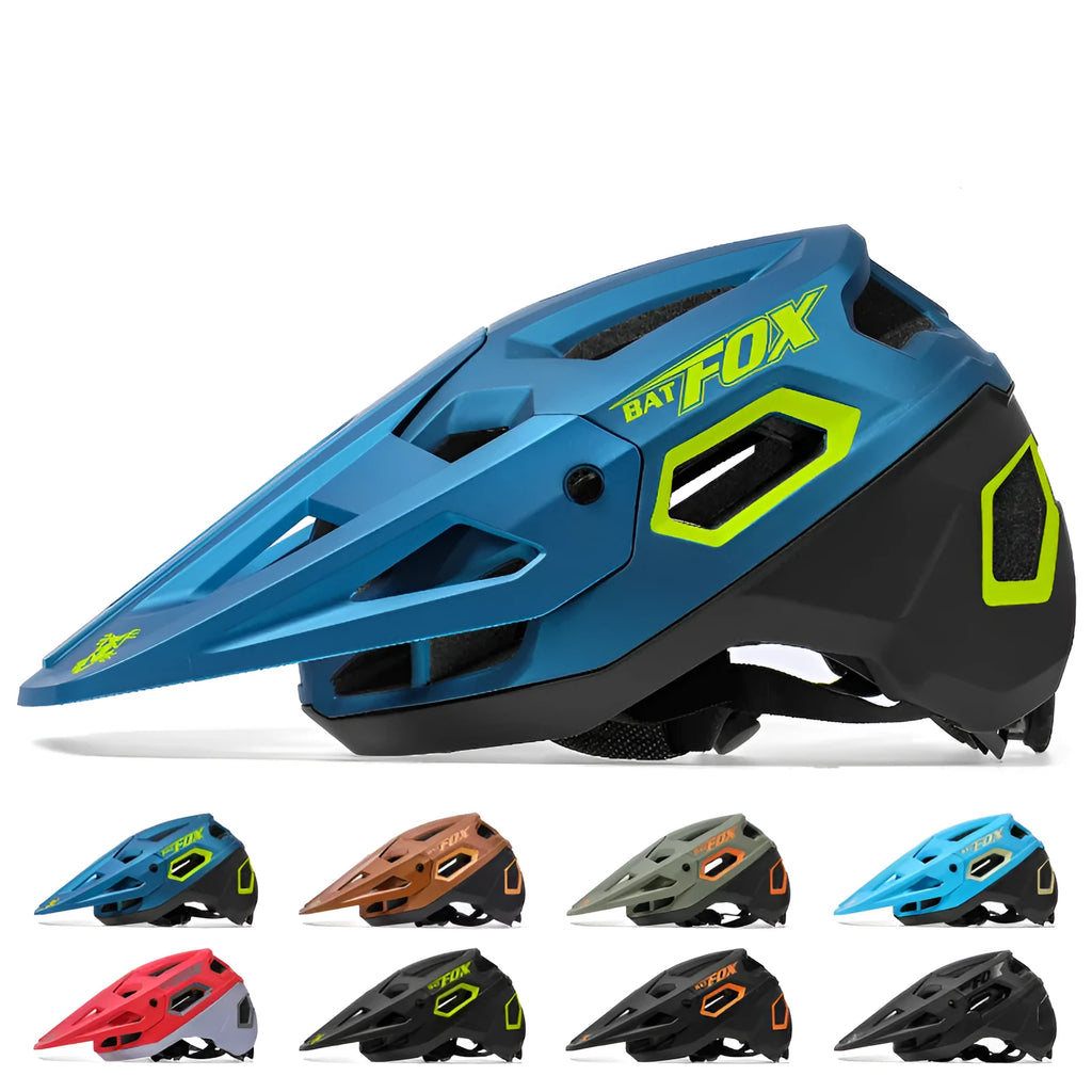 Bike helmet integrated cross-country skateboard Size L in multiple colours including black green orange