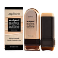 Concealer foundation stick in three shades: dark complexion, ivory white, natural colour, with beeswax and mineral oil.