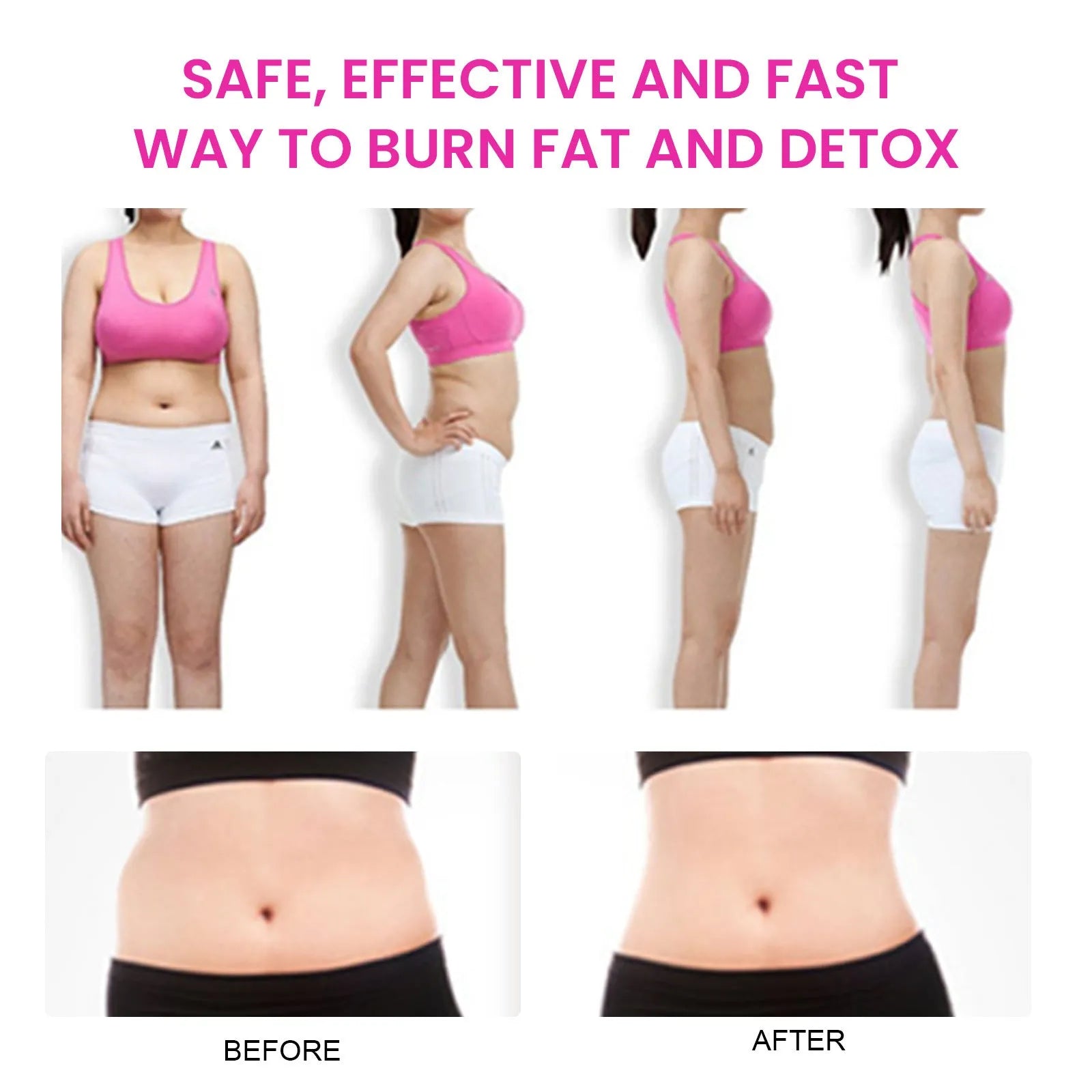 28-piece green tea slimming kit for body firming and belly contraction