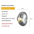 Modern creative staircase bar lava wall lamp with acrylic lampshade in gold colour 30CMx18CM