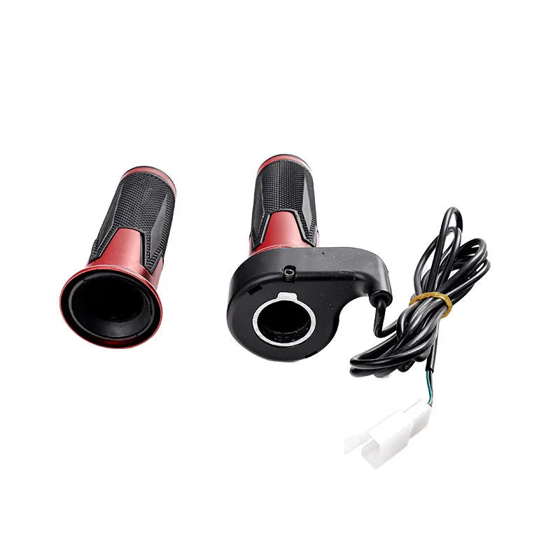 Three-speed rotating plastic handle for electric car accelerator conversion, shown with matching refuelling switch.