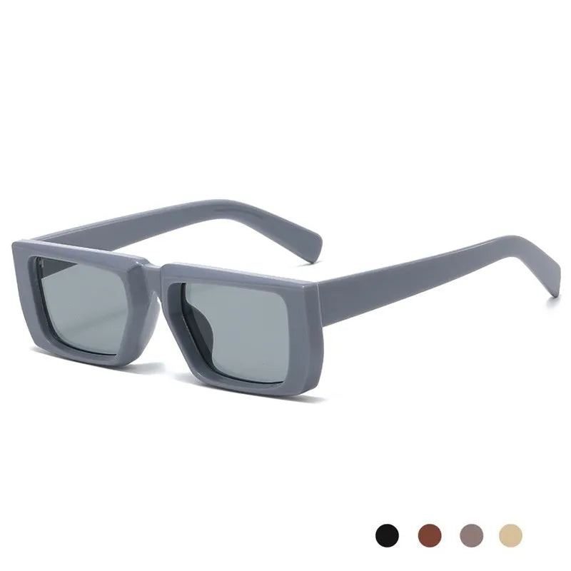 Special-shaped UV400 sun glasses with PC full frame in various colour options including black/grey lenses and coloured frames