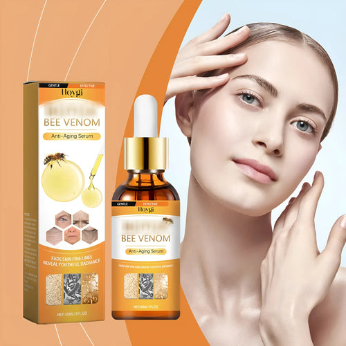 30ml anti-ageing liquid in dropper bottle with hyaluronic acid and bee venom serum