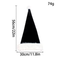 Plush thickened Christmas hat in European classical style with polyester fabric