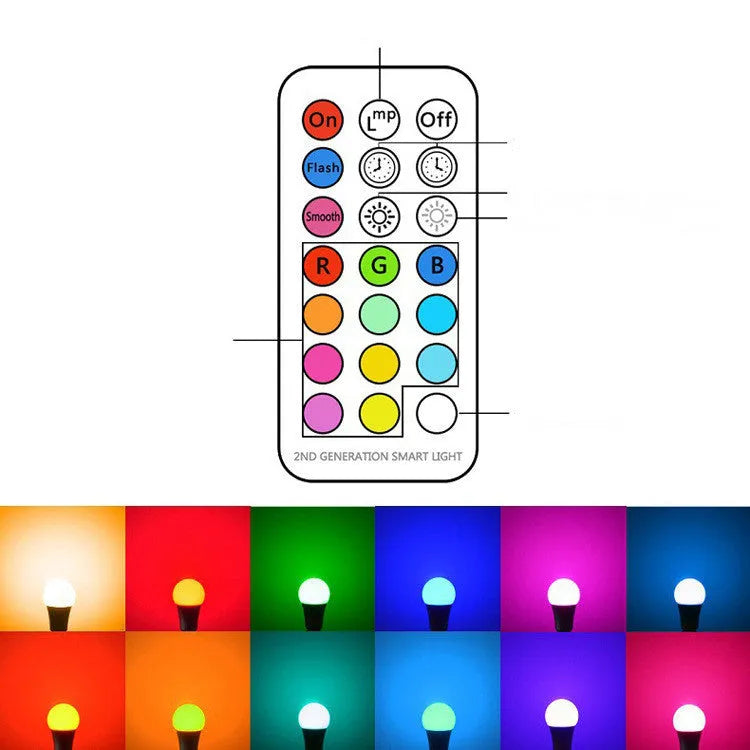 Smart RGB remote control folding floor lamp with stainless steel body and fabric shade, 1520mm adjustable height