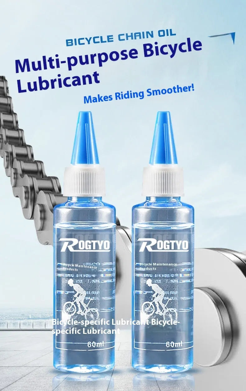 60ml bicycle chain oil bottle for mountain bike lubrication and rust protection maintenance